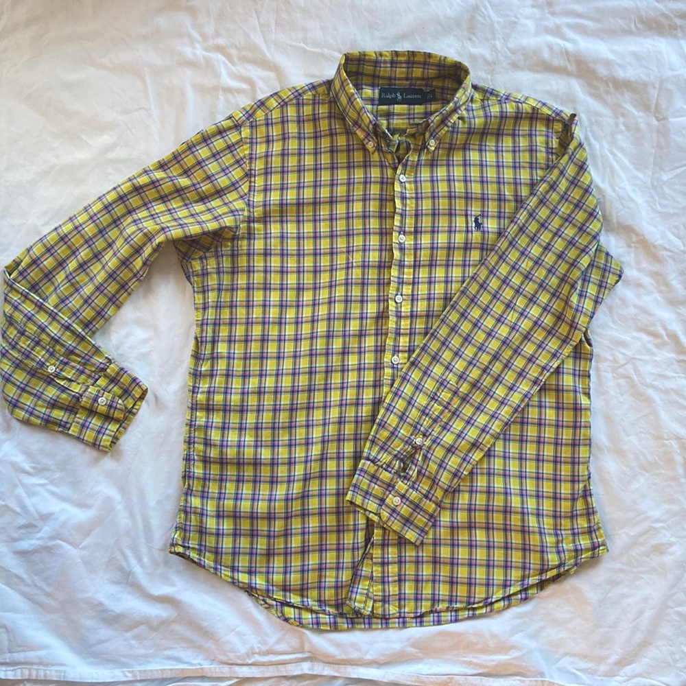 Mens Large Polo Ralph Lauren Button up